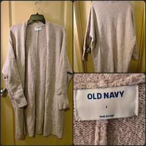 Long Purple Cardigan